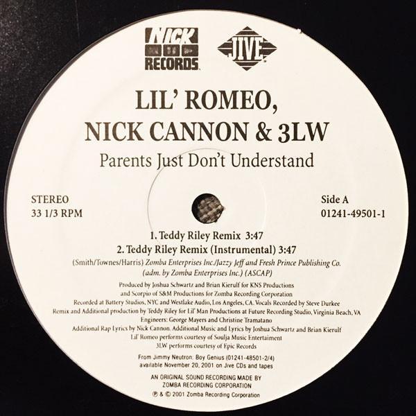 3LW, Lil' Romeo, Nick Cannon - Parents Just Don't Understand