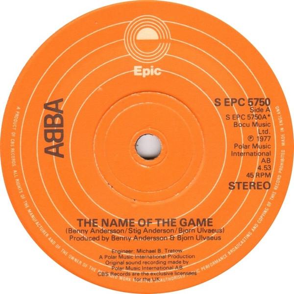ABBA - The Name Of The Game