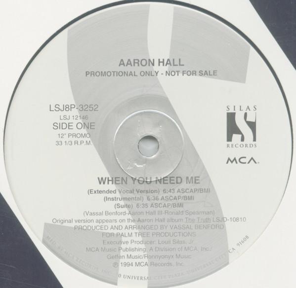 Aaron Hall - When You Need Me