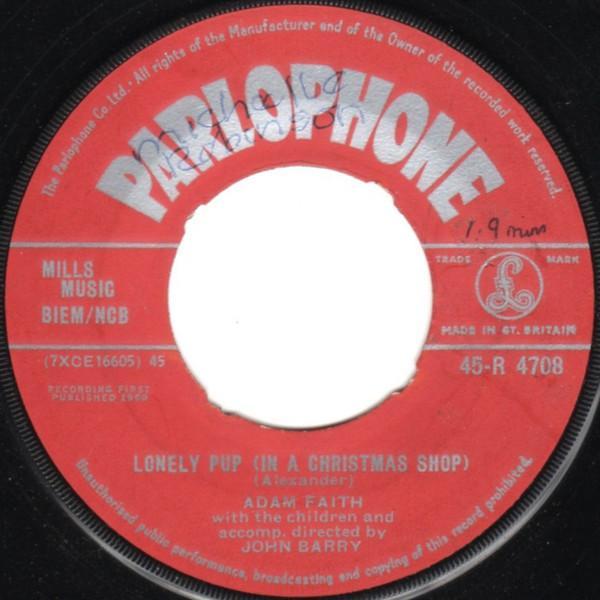 Adam Faith - Lonely Pup (In A Christmas Shop)
