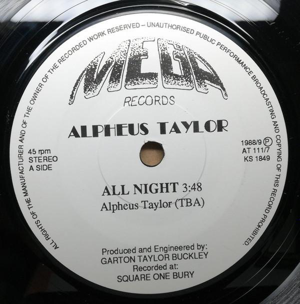 Alpheus Taylor - All Night