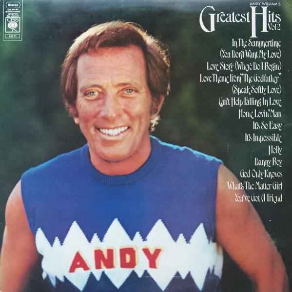Andy Williams - Andy William's Greatest Hits Vol 2