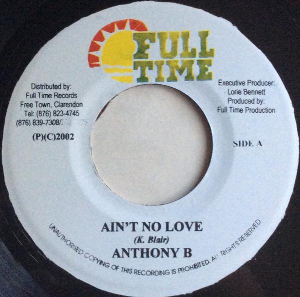Anthony B - Ain't No Love