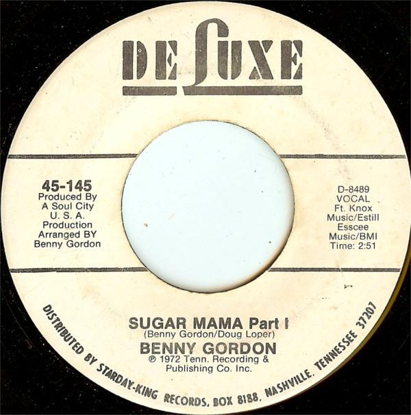 Benny Gordon - Sugar Mama