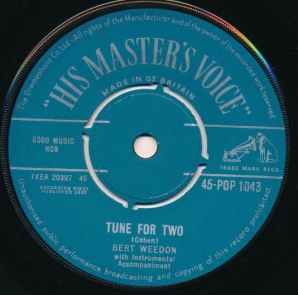 Bert Weedon - Tune For Two / Some Other Love