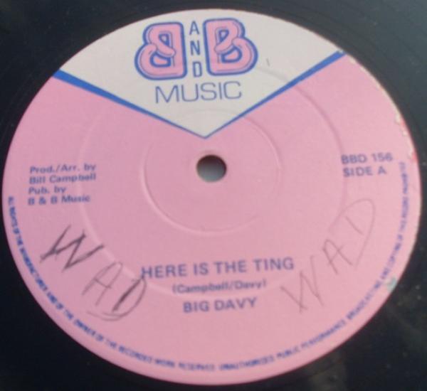 Big Davy - Here Is The Ting