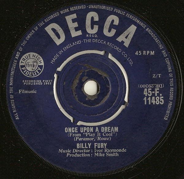 Billy Fury - Once Upon A Dream