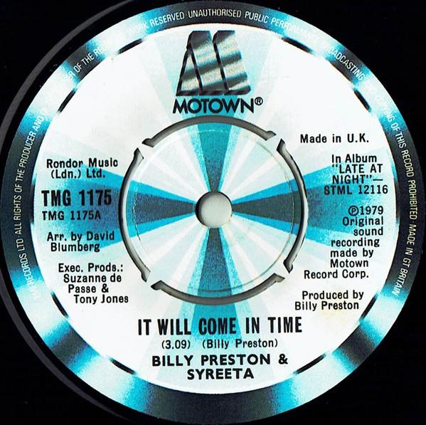 Billy Preston, Syreeta - It Will Come In Time