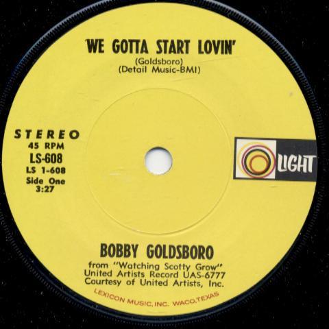 Bobby Goldsboro, Jimmy Durante - We Gotta Start Lovin' / One Of These Days
