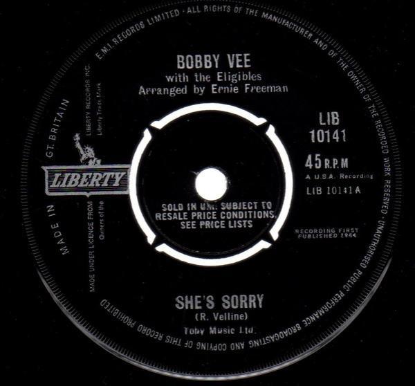 Bobby Vee, The Eligibles - She's Sorry