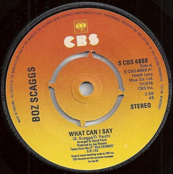 Boz Scaggs - What Can I Say