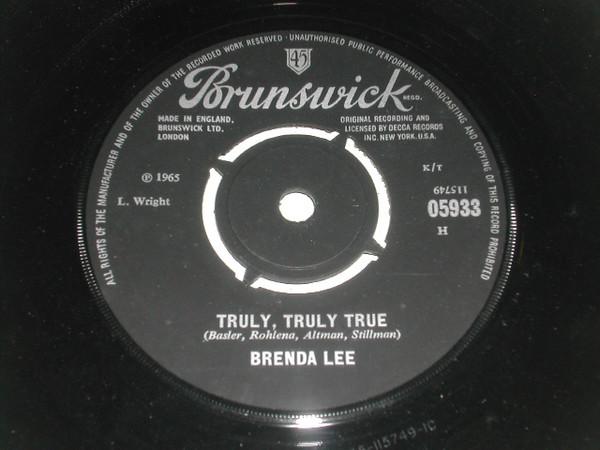 Brenda Lee - Truly, Truly, True / I Still Miss Someone