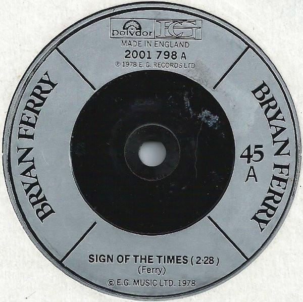 Bryan Ferry - Sign Of The Times
