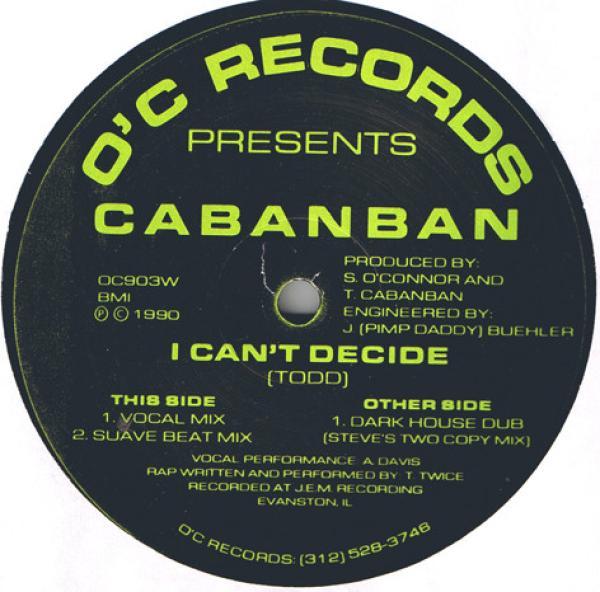 Cabanban - I Can't Decide