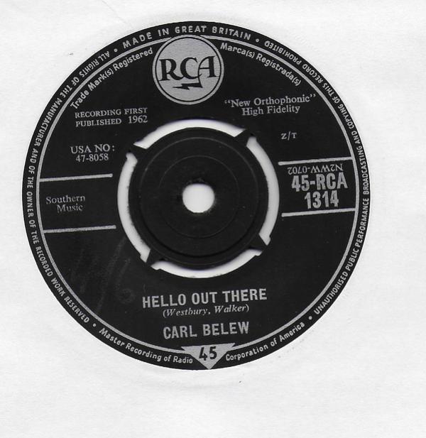 Carl Belew - Hello Out There / Together We Stand