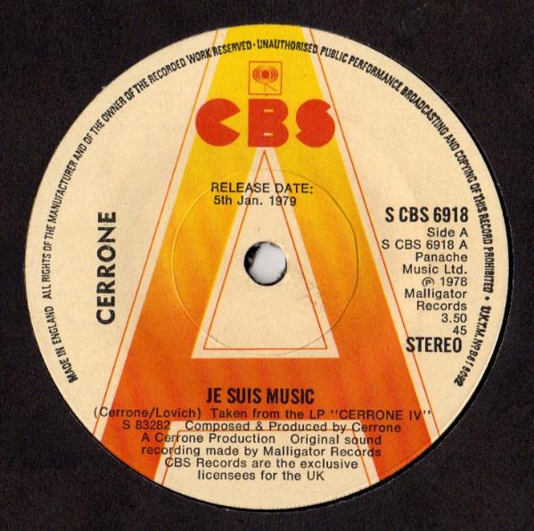 Cerrone - Je Suis Music