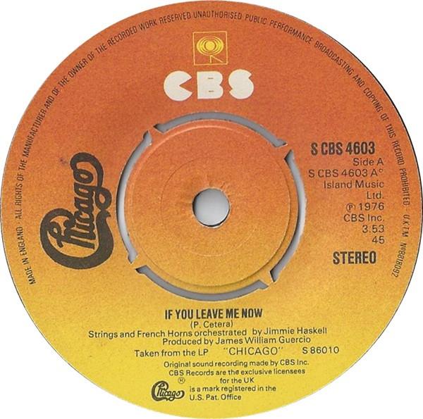 Chicago (2) - If You Leave Me Now