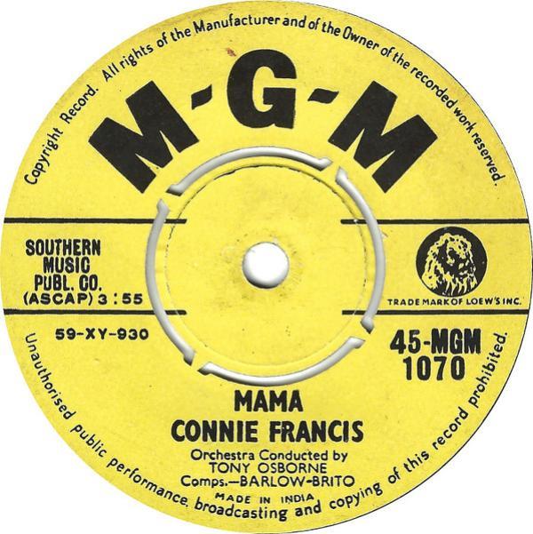 Connie Francis - Mama