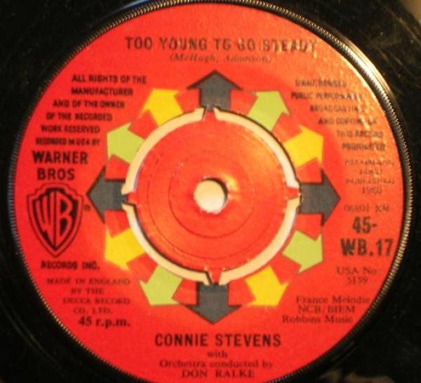 Connie Stevens - Too Young To Go Steady
