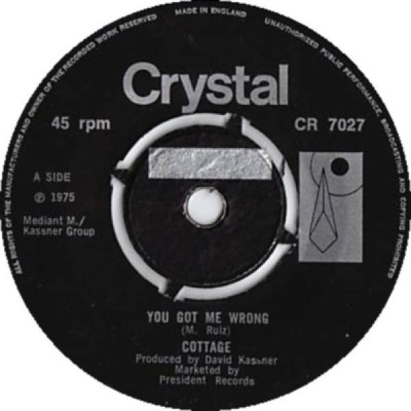 Cottage - You Got Me Wrong / All That Glitters Isn't Old