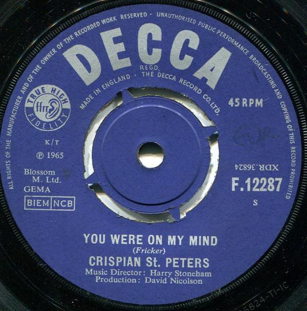 Crispian St. Peters - You Were On My Mind
