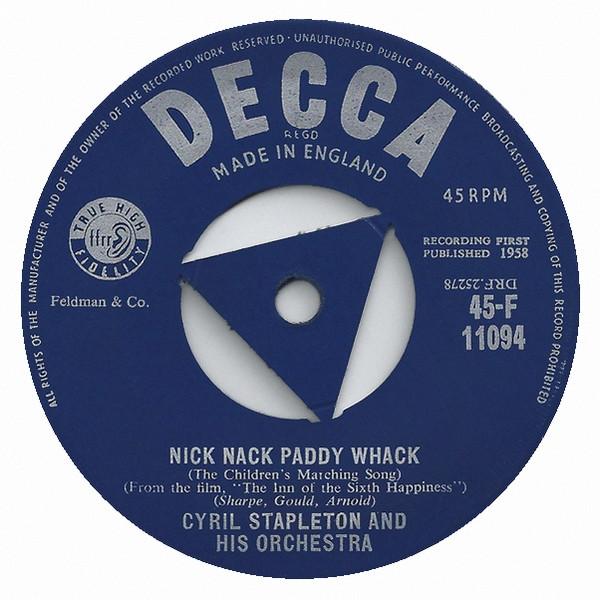 Cyril Stapleton And His Orchestra - Nick Nack Paddy Whack