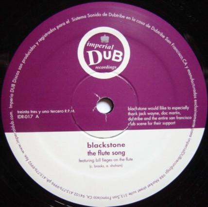 DJ Blackstone, Soulforce - The Flute Song / Custard