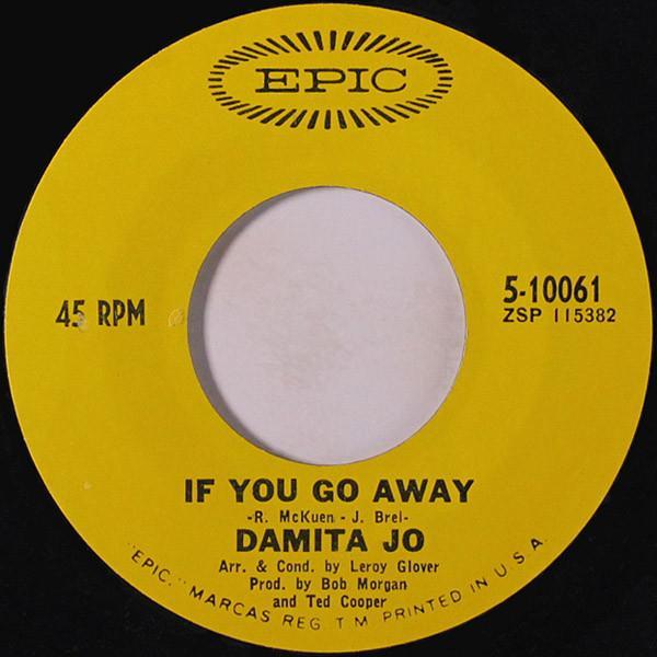 Damita Jo - If You Go Away
