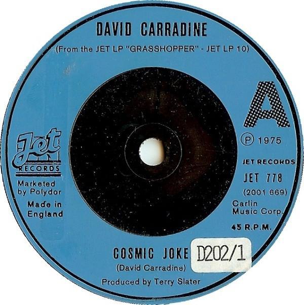 David Carradine - Cosmic Joke / Chicken Song