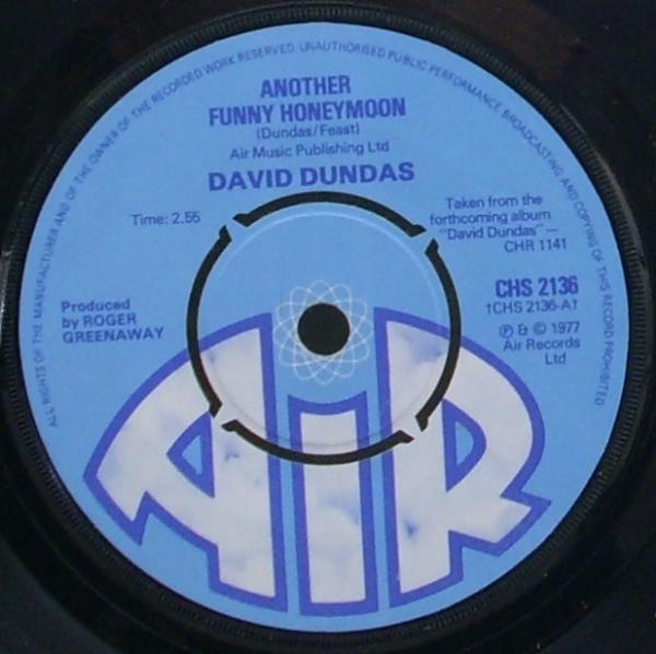 David Dundas - Another Funny Honeymoon / Smile On