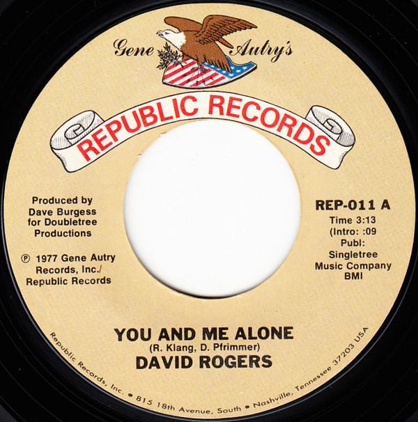 David Rogers  - You And Me Alone / Time For Lovin'