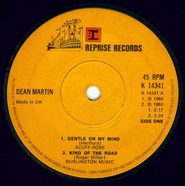 Dean Martin - Gentle On My Mind