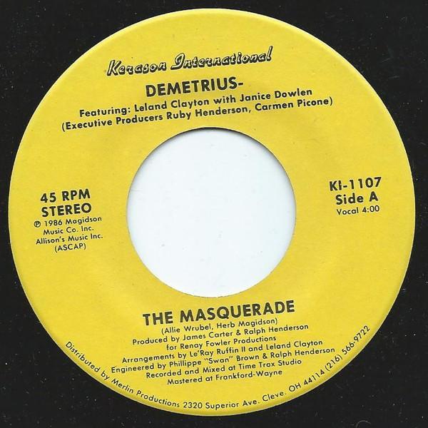 Demetrius Manuel, Janice Dowlen, Leland Clayton - The Masquerade