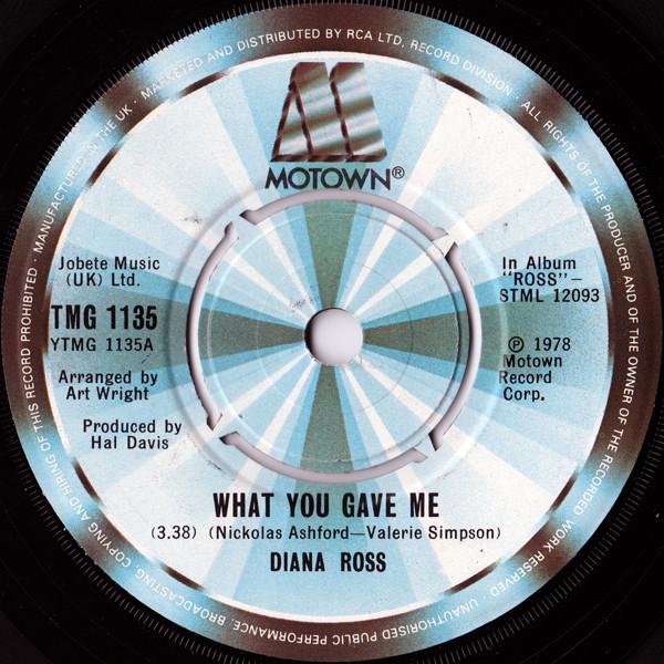 Diana Ross - What You Gave Me