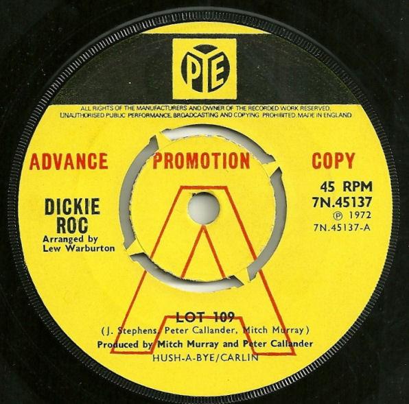 Dickie Rock - Lot 109