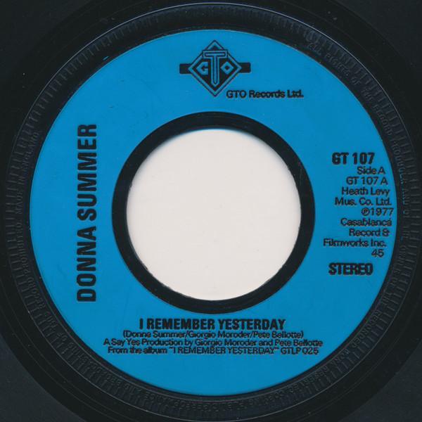 Donna Summer - I Remember Yesterday