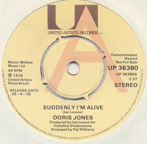 Doris Jones - Suddenly I'm Alive