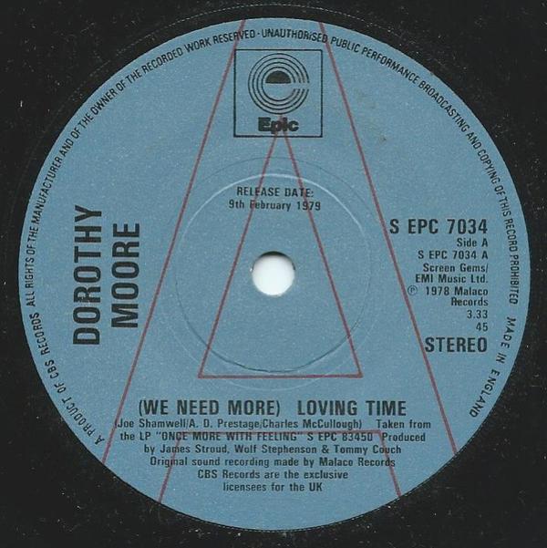 Dorothy Moore - (We Need More) Loving Time
