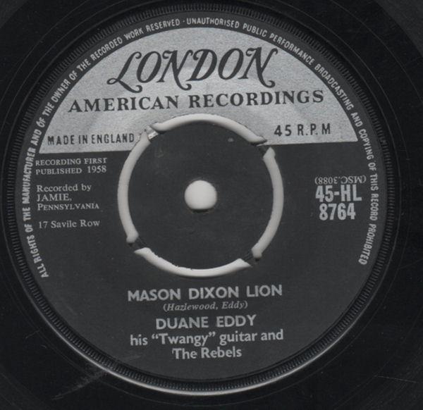 Duane Eddy And The Rebels - Mason Dixon Lion