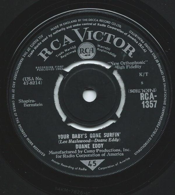 Duane Eddy - Your Baby's Gone Surfin' / Shuckin'