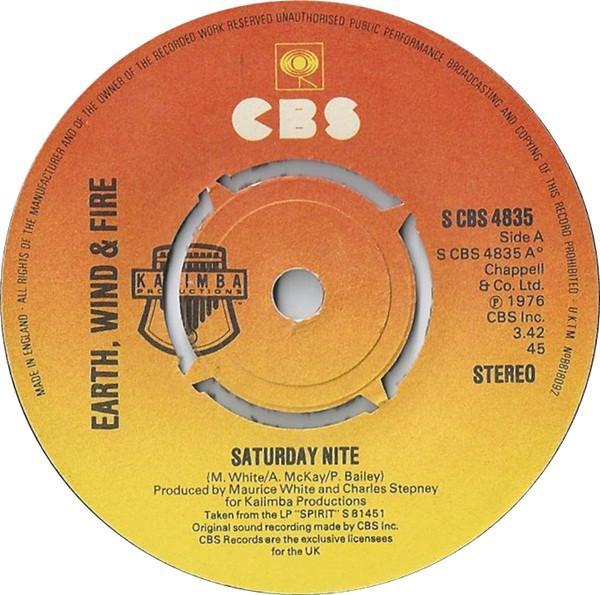 Earth, Wind & Fire - Saturday Nite
