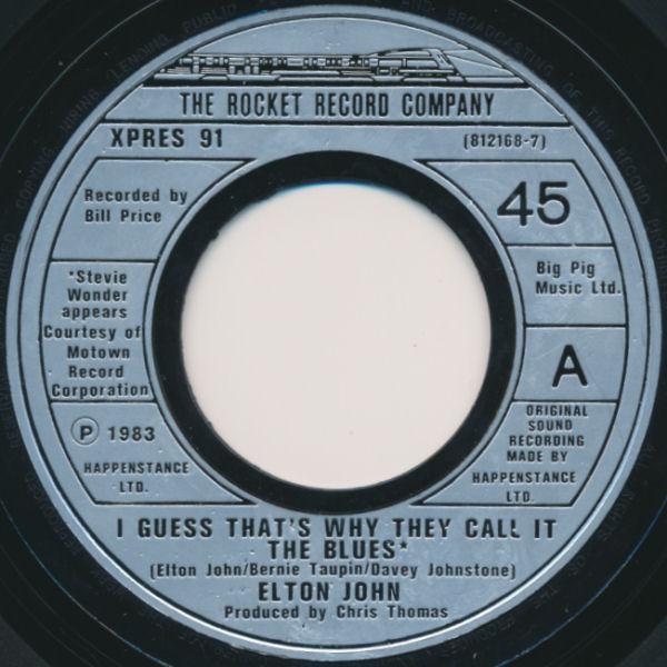 Elton John - I Guess That's Why They Call It The Blues