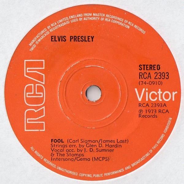Elvis Presley - Fool