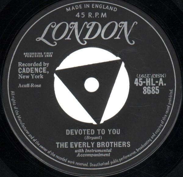 Everly Brothers - Bird Dog / Devoted To You