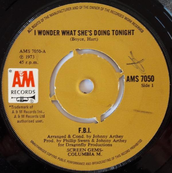 F.B.I.  - I Wonder What She's Doing Tonight