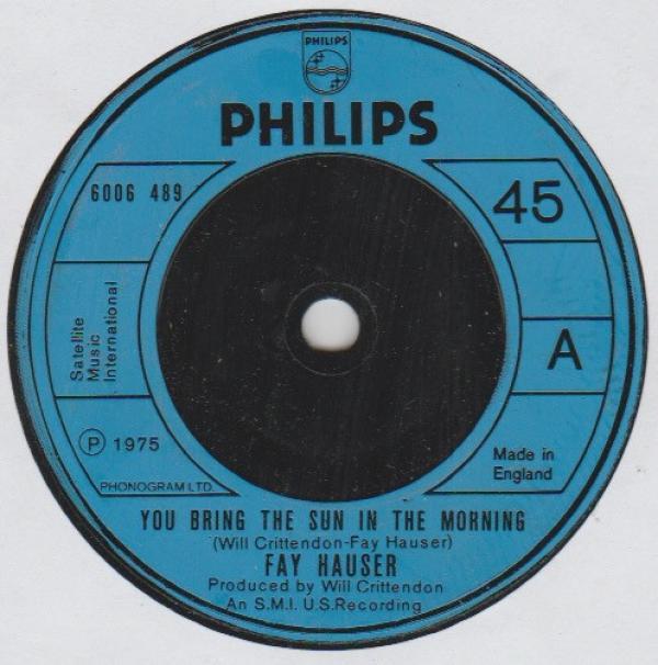 Fay Hauser - You Bring The Sun In The Morning