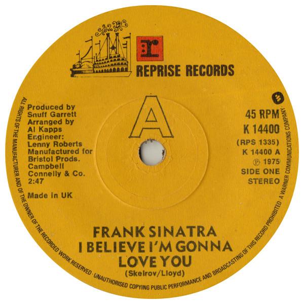 Frank Sinatra - I Believe I'm Gonna Love You
