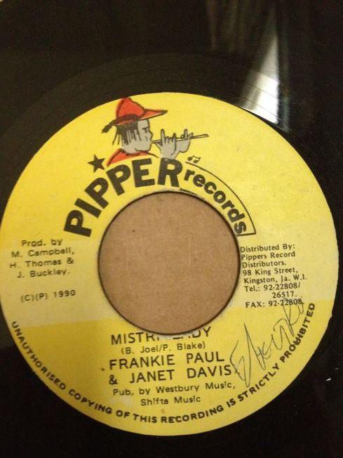 Frankie Paul, Janet Lee Davis - Mistri Lady