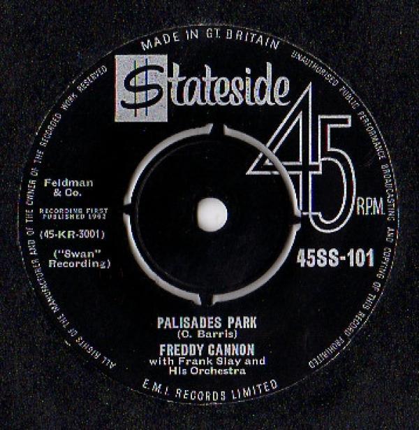 Freddy Cannon, Frank Slay And His Orchestra - Palisades Park