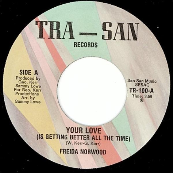 Freida Norwood - Your Love (Is Getting Better All The Time)